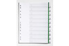 Register Durable 6221 A4 blanko 10-teilig, Art.-Nr. 622105 GRUEN - Paterno Shop