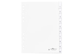 Register Durable 6441 A4 1-10 10-teilig, Art.-Nr. 644110 GRAU - Paterno B2B-Shop