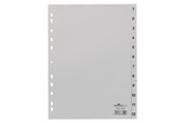 Register Durable 6512 A4 1-12 12 teilig, Art.-Nr. 651210 GRAU - Paterno B2B-Shop
