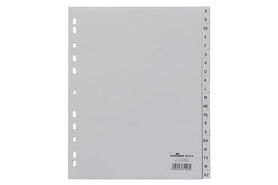 Register Durable 6520 A4 A-Z 20-teilig, Art.-Nr. 6520 - Paterno B2B-Shop