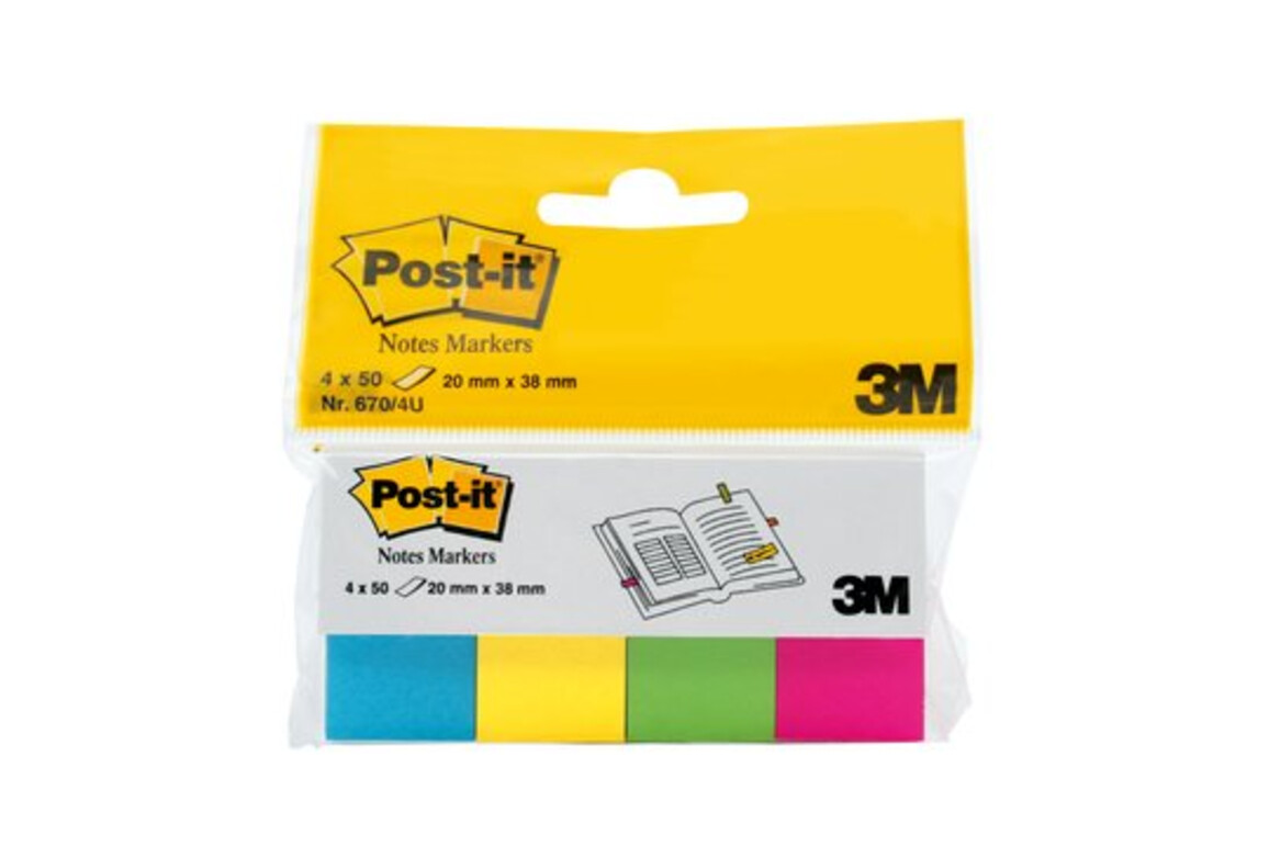 Haftstreifen Page Marker 20x38 mm 4 Ultrafarben, Art.-Nr. 670-4U - Paterno Shop Haftstreifen Page Marker 20x38 mm 4 Ultrafarben, Art.-Nr. 670-4U - Paterno Shop