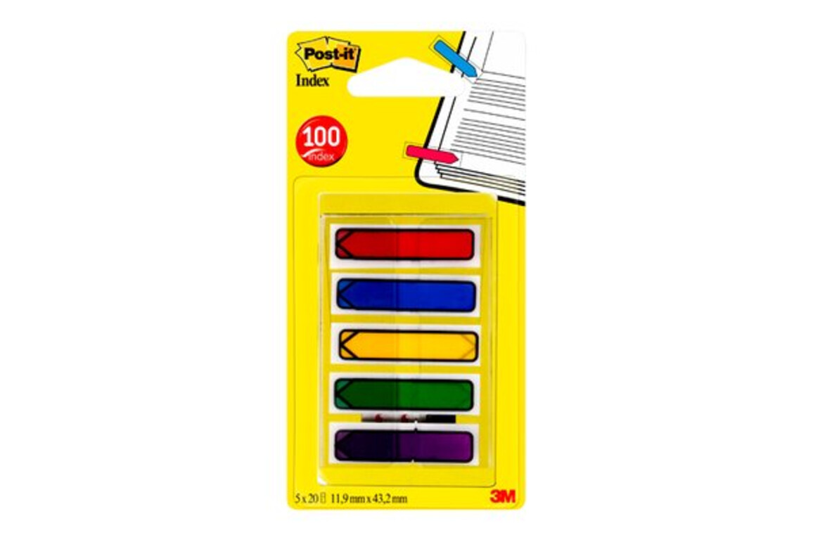 Haftstreifen Post-it Index 11,9x43,2 mm Pfeile, Art.-Nr. 684-ARR1 - Paterno Shop