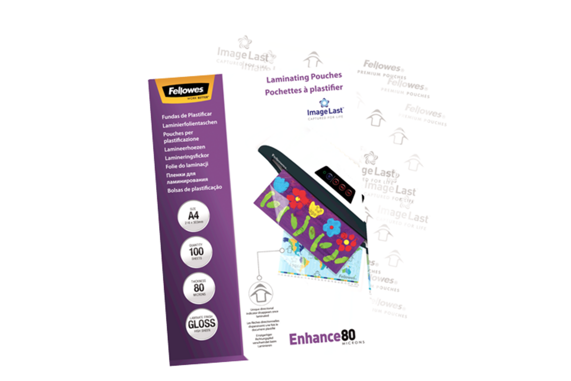 Laminiertaschen Fellowes A4 2x80 my glänzend, Art.-Nr. 71148 - Paterno Shop Laminiertaschen Fellowes A4 2x80 my glänzend, Art.-Nr. 71148 - Paterno Shop