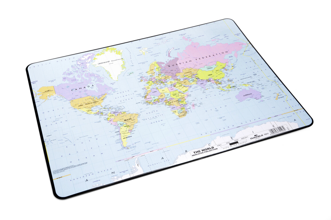 Schreibunterlage Durable Weltkarte, Art.-Nr. 721119-FARBLOS - Paterno Shop Schreibunterlage Durable Weltkarte, Art.-Nr. 721119-FARBLOS - Paterno Shop