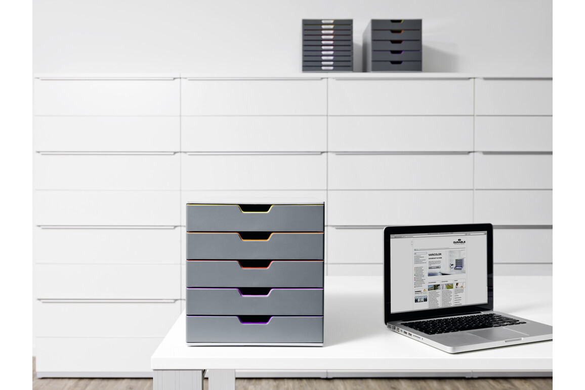 Schubladenbox Durable Varicolor 5, Art.-Nr. 7605-27 - Paterno Shop