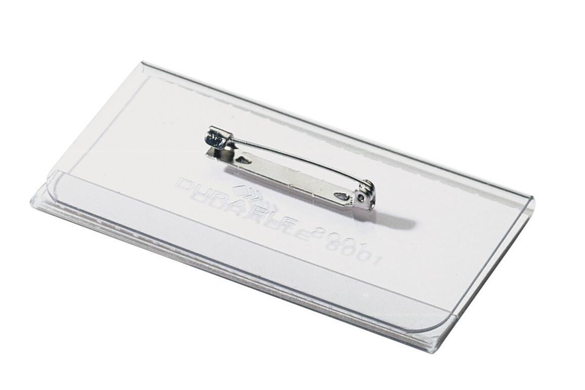 Namensschilder Durable 40x75 mm transparent, Art.-Nr. 8001-19 - Paterno Shop