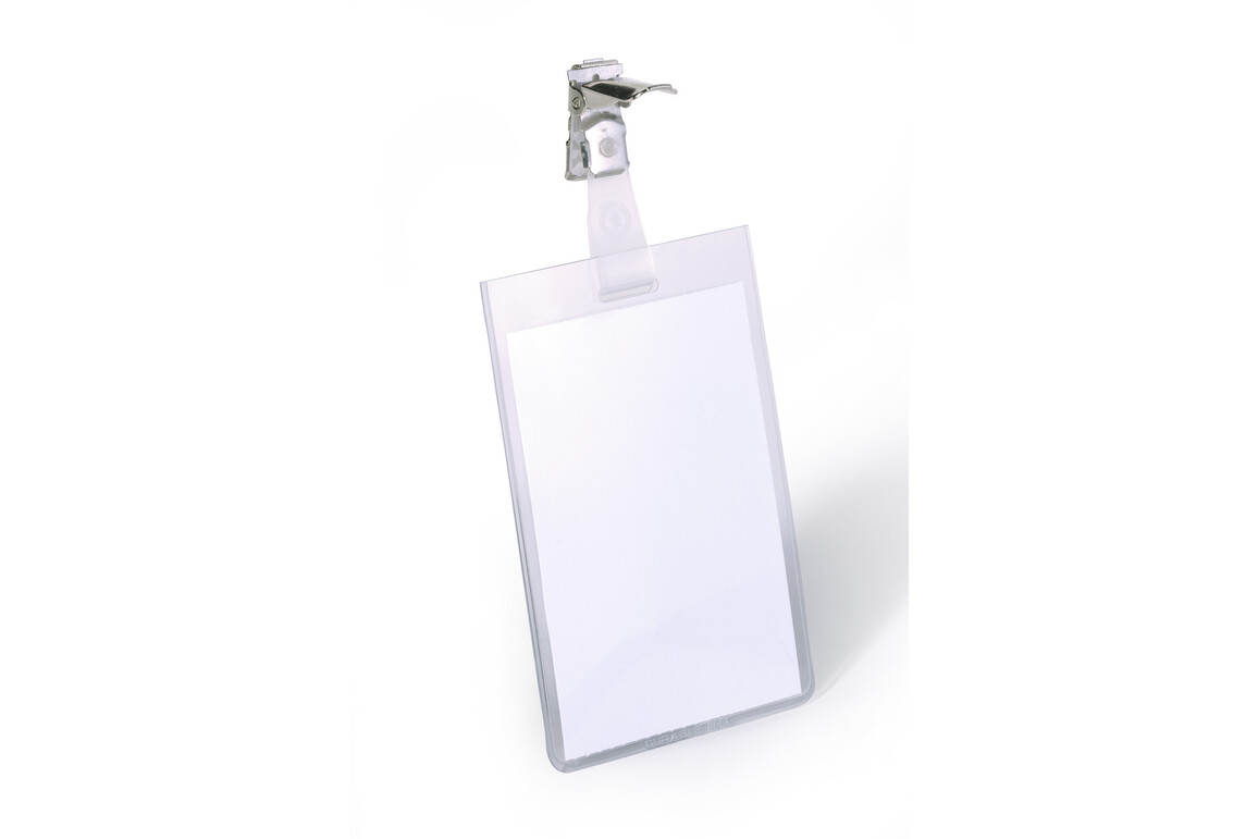 Namensschilder Durable 90x60 mm transparent, Art.-Nr. 8002-19 - Paterno Shop