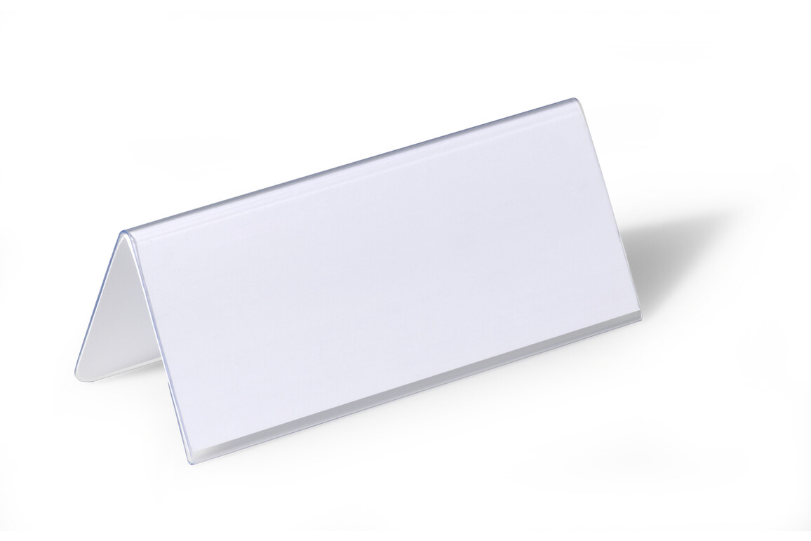 Tischnamensschilder Durable 61/122x150 mm transp., Art.-Nr. 8050-19 - Paterno B2B-Shop