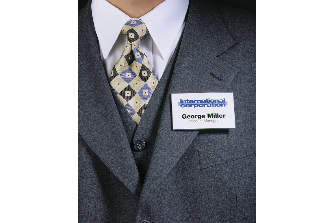 Namensschilder Durable 90x54mm transparent, Art.-Nr. 8117-19 - Paterno Shop