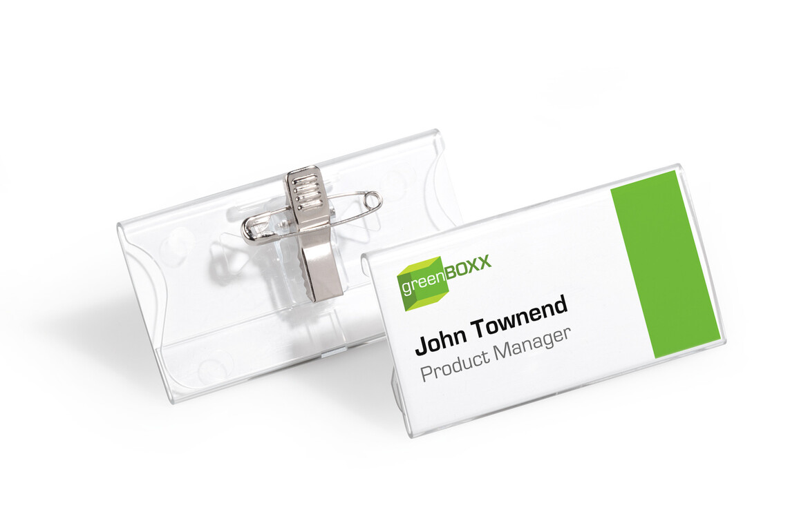 Namensschilder Durable 40x75 mm transparent, Art.-Nr. 8121-19 - Paterno Shop Namensschilder Durable 40x75 mm transparent, Art.-Nr. 8121-19 - Paterno Shop