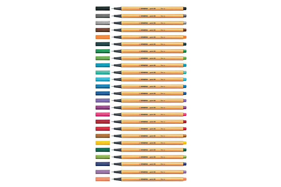 Fineliner Stabilo POINT 88 rouge, Art.-Nr. 88-ROU - Paterno Shop