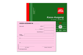 Kassaausgangsbuch Omega A6 quer 2x50 Blatt, Art.-Nr. 916AOK - Paterno Shop