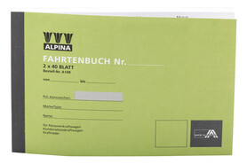 Fahrtenbuch Leykam A5 quer, Art.-Nr. A5149 - Paterno B2B-Shop
