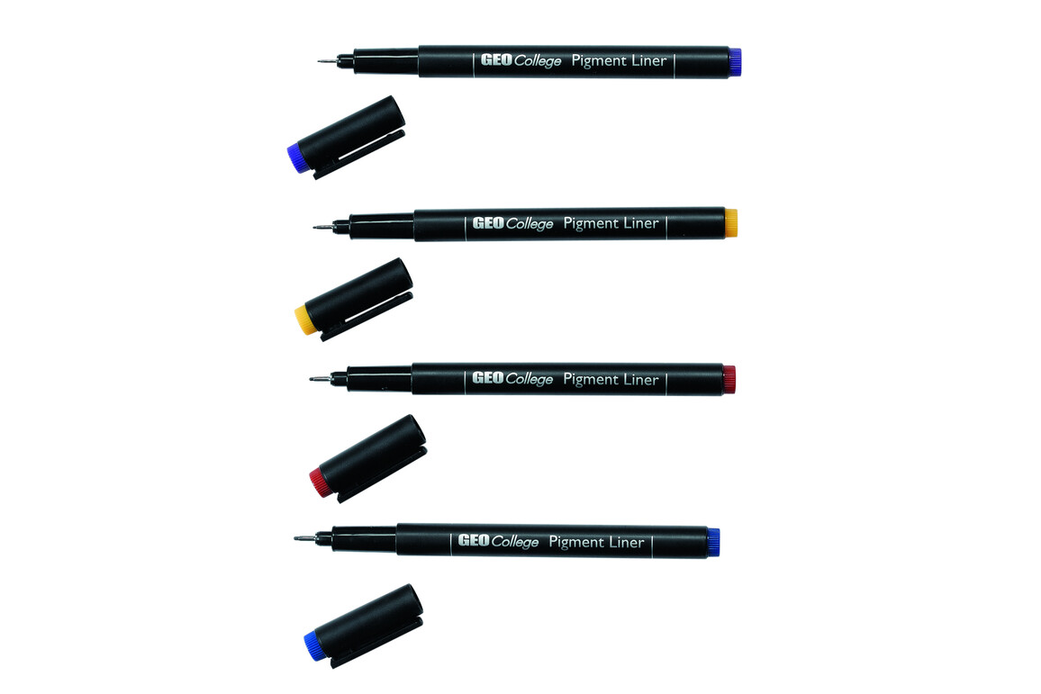 Pigmentliner Aristo 4er Set schwarz, Art.-Nr. AR23544 - Paterno Shop