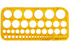 Kreisschablone Aristo 1-36 mm, 45 Kreise, Art.-Nr. AR5033 - Paterno Shop