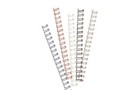 Drahtbinderücken A4 6,4mm silber, Art.-Nr. BD34K06-SI - Paterno B2B-Shop