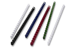 Plastikbinderücken A4 8 mm rund, Art.-Nr. BR21U08 - Paterno Shop