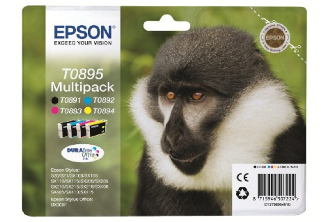 Epson DuraBrite Multipack Ink 1x4, Art.-Nr. C13T08954010 - Paterno Shop