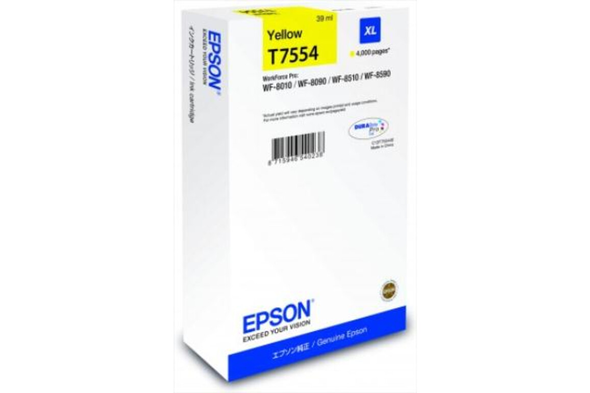 Epson Ink yell. T7554 XL, Art.-Nr. C13T755440 - Paterno Shop