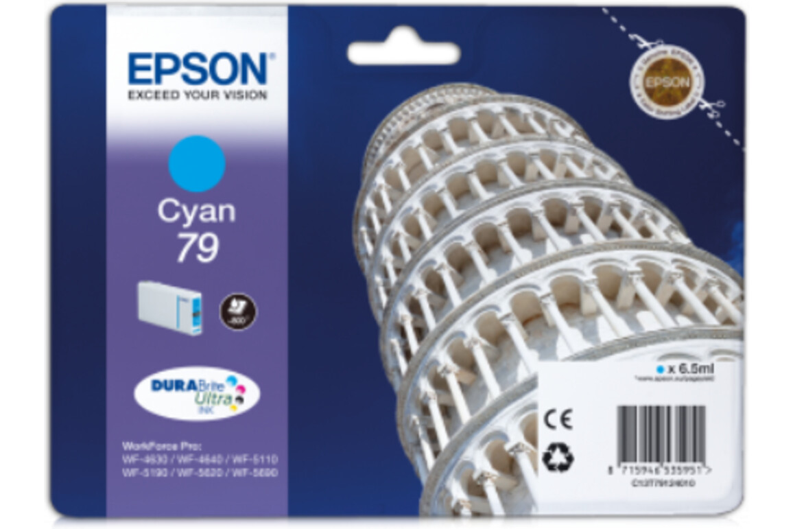 Epson DuraBrite Ultra Ink Nr.79 cyan, Art.-Nr. C13T79124010 - Paterno Shop