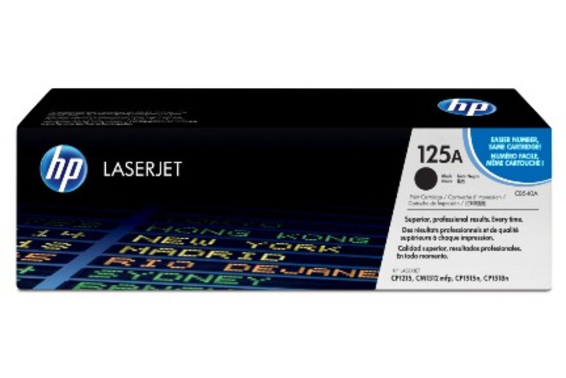 HP LJ Cartridge Nr.125A black 2,2K, Art.-Nr. CB540A - Paterno Shop