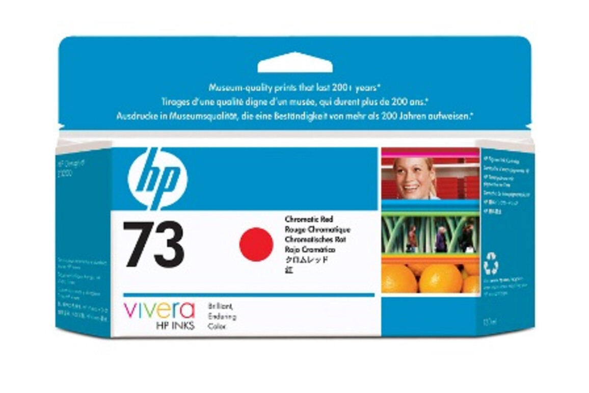 HP Vivera Ink Nr.73 chromatic red 130ml, Art.-Nr. CD951A - Paterno Shop
