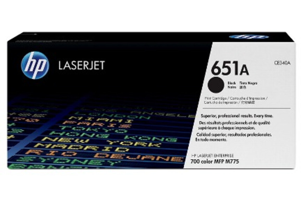 HP LJ Cartridge Nr.651A black 13,5K, Art.-Nr. CE340A - Paterno Shop