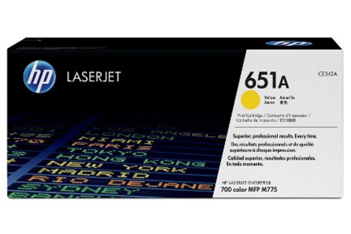 HP LJ Cartridge Nr.651A yell. 16K, Art.-Nr. CE342A - Paterno Shop HP LJ Cartridge Nr.651A yell. 16K, Art.-Nr. CE342A - Paterno Shop