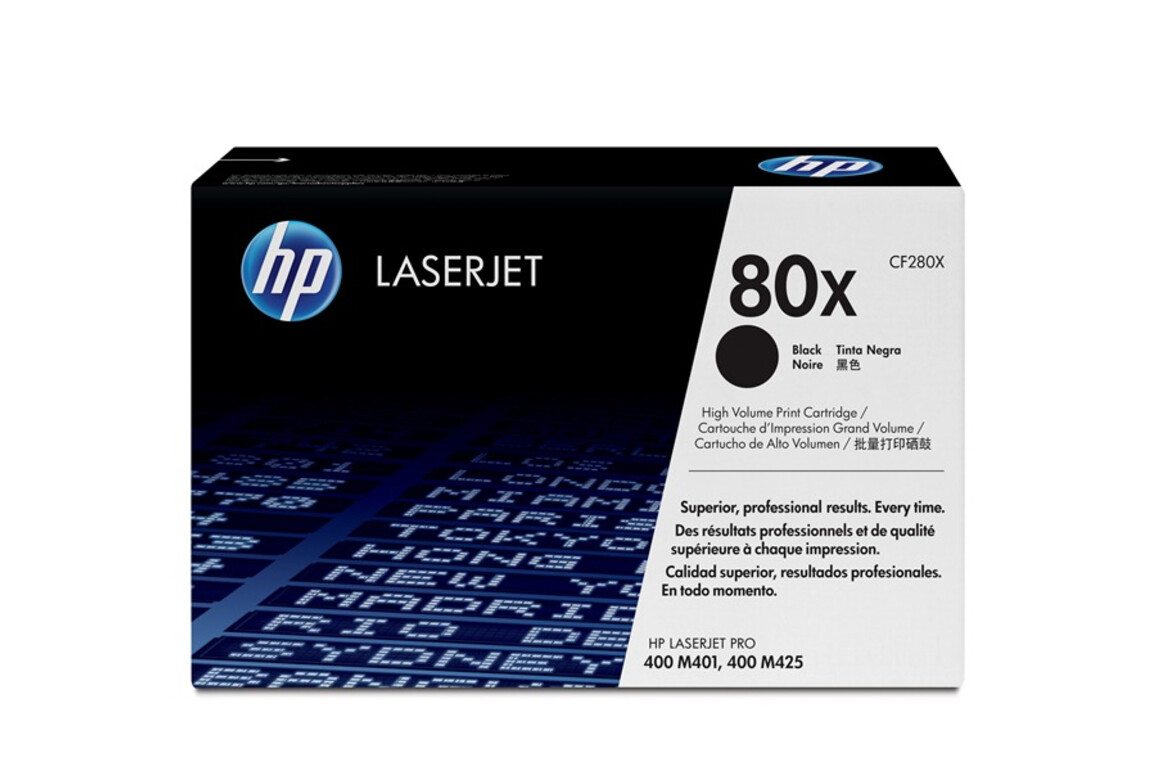 HP LJ Cartridge Nr.80X black 6,9K, Art.-Nr. CF280X - Paterno Shop