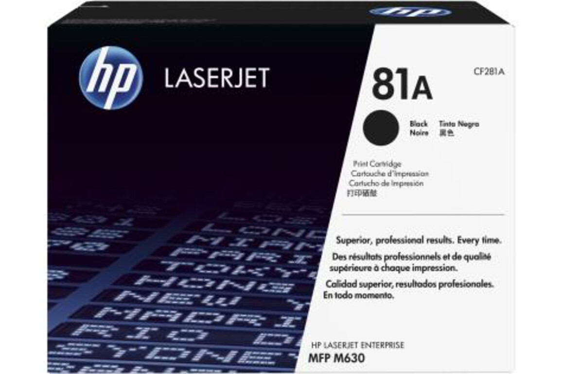 HP LJ Cartridge Nr.81A black 10,5K, Art.-Nr. CF281A - Paterno Shop