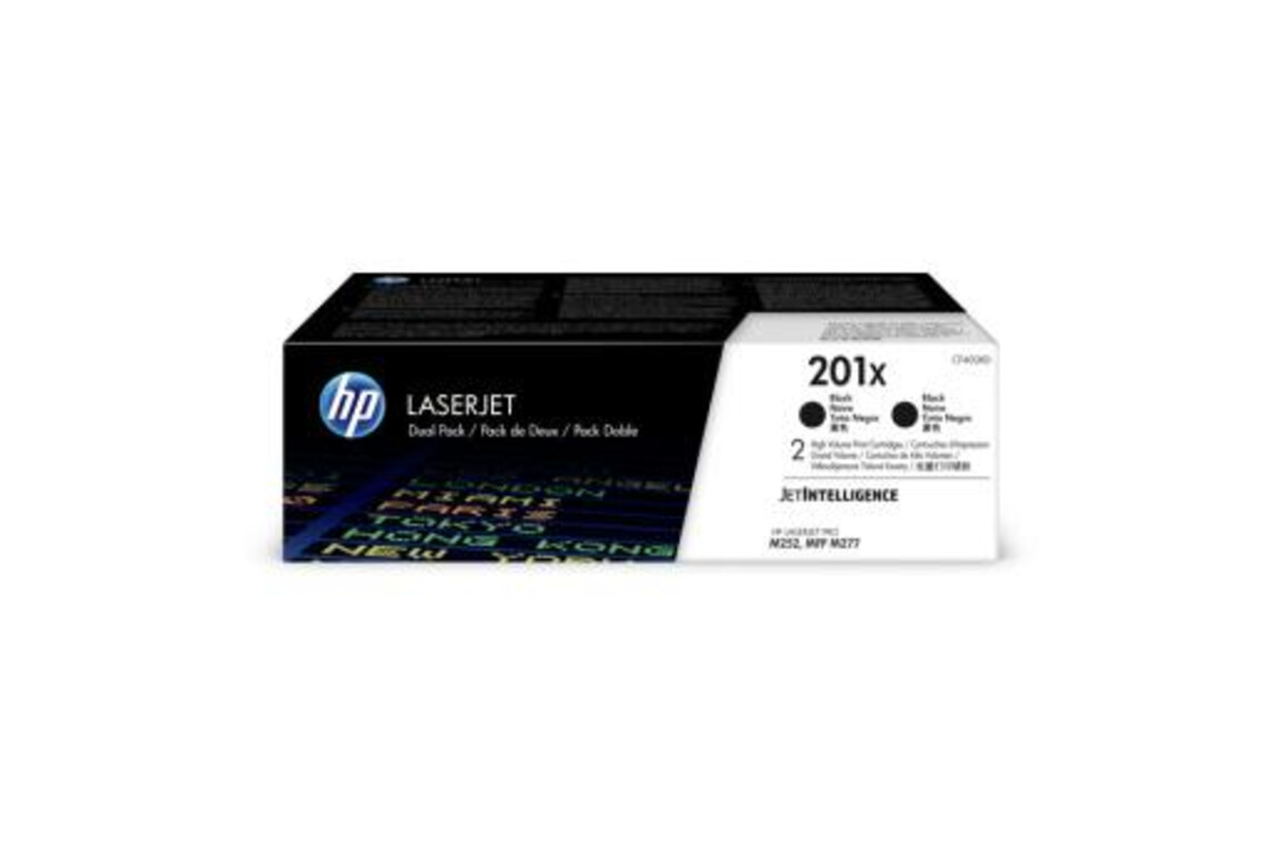 HP LJ Cartridge Nr.201X black Doppelpack, Art.-Nr. CF400XD - Paterno Shop