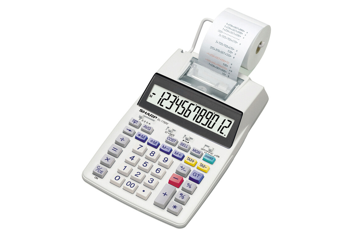 Tischrechner Sharp EL-1750V, Art.-Nr. EL1750PIII - Paterno Shop