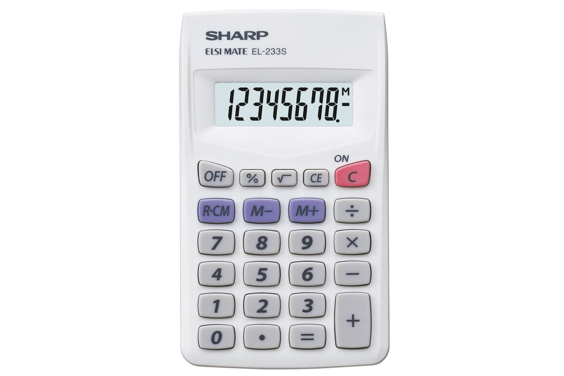 Taschenrechner Sharp EL 233, Art.-Nr. EL233S - Paterno Shop