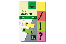 Haftmarker Sigel 20x50 mm Symbole, Art.-Nr. HN635 - Paterno B2B-Shop