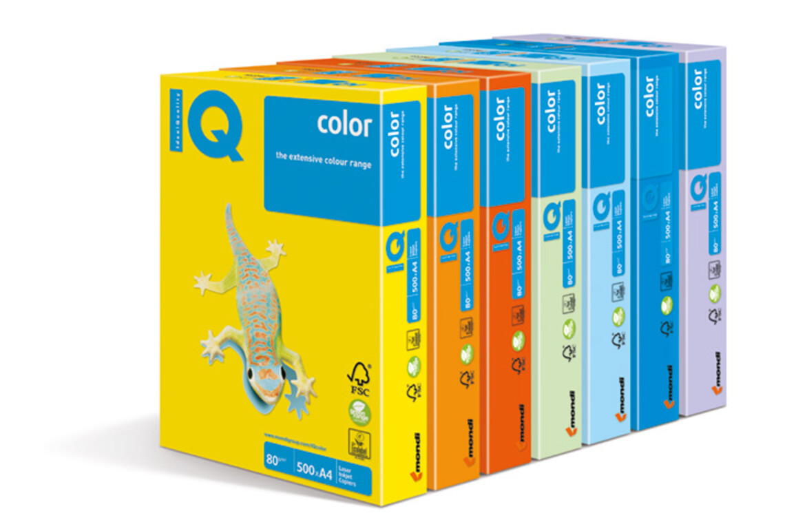 Kopierpapier IQ Color wasserblau AB48 A3 80 gr., Art.-Nr. IQC380-I-AB48 - Paterno Shop
