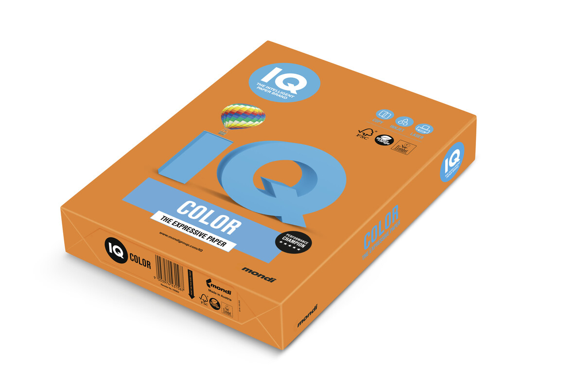 Kopierpapier IQ Color orange A4 80 gr., Art.-Nr. IQC480-I-OR - Paterno Shop Kopierpapier IQ Color orange A4 80 gr., Art.-Nr. IQC480-I-OR - Paterno Shop