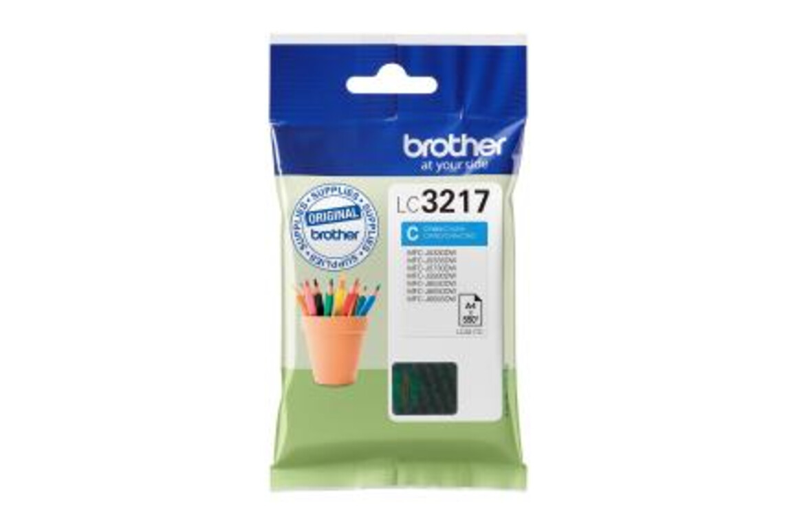 Brother Ink cyan 550 Seiten, Art.-Nr. LC3217C - Paterno Shop