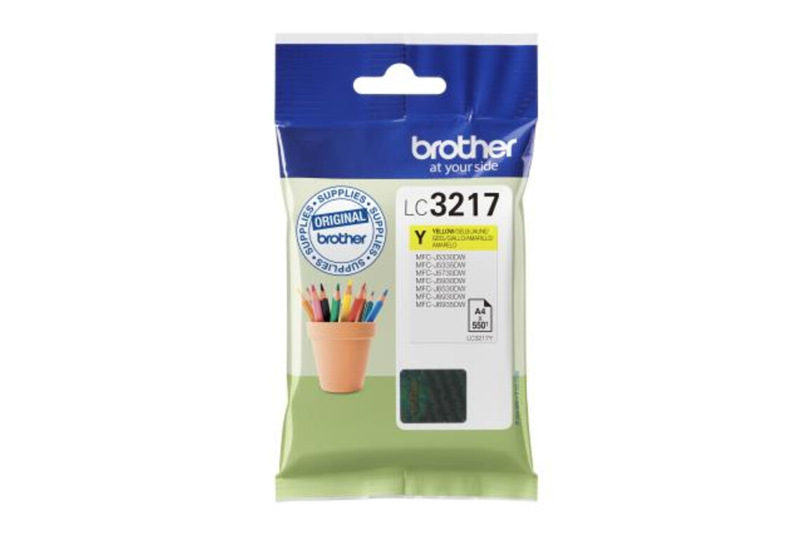 Brother Ink yell. 550 Seiten, Art.-Nr. LC3217Y - Paterno Shop