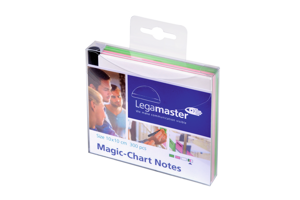 Moderationskarten Magic-Chart 10x10 cm sortiert, Art.-Nr. LM159599 - Paterno Shop