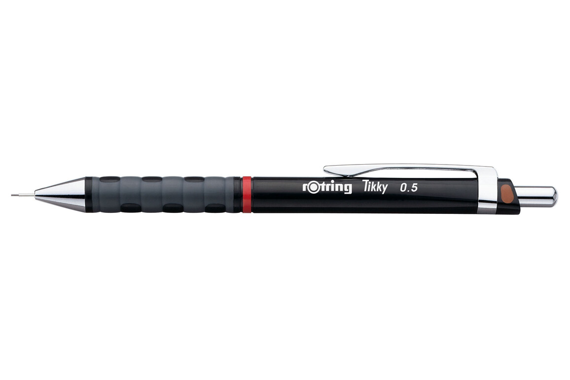 Druckbleistift Rotring TIKKY 0,5 mm schwarz, Art.-Nr. SO770500 - Paterno Shop