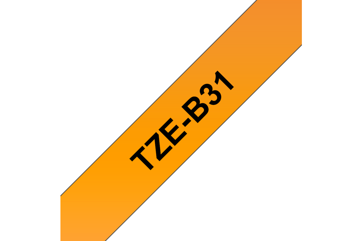 Beschriftungsband Brother 12mm schwarz auf signalorange, Art.-Nr. TZB31 - Paterno Shop Beschriftungsband Brother 12mm schwarz auf signalorange, Art.-Nr. TZB31 - Paterno Shop