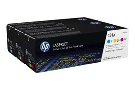 HP LJ Cartridge Nr.131A Tri-pack 1,8K, Art.-Nr. U0SL1AM - Paterno Shop