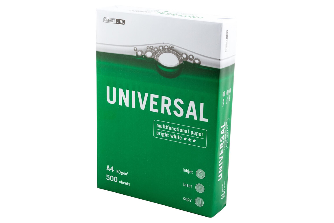 Kopierpapier Universal A4 80 gr. weiss CIE 161, Art.-Nr. UN480-K - Paterno Shop