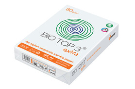 Kopierpapier 02 Biotop3 A4 80 gr. naturweiß CIE 89, Art.-Nr. BIO442 - Paterno B2B-Shop