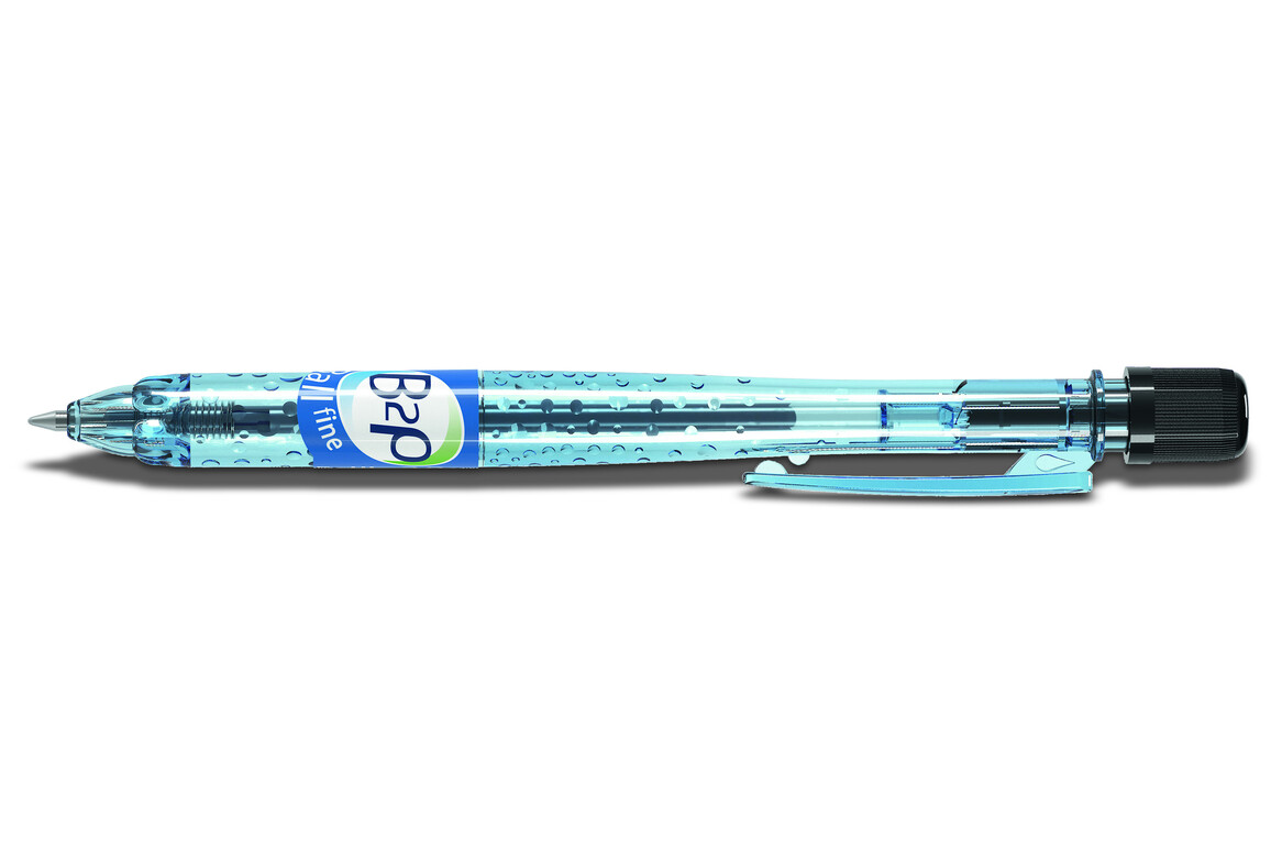 Kugelschreiber Pilot Bottle To Pen blau, Art.-Nr. BP-B2P-F-BL - Paterno Shop