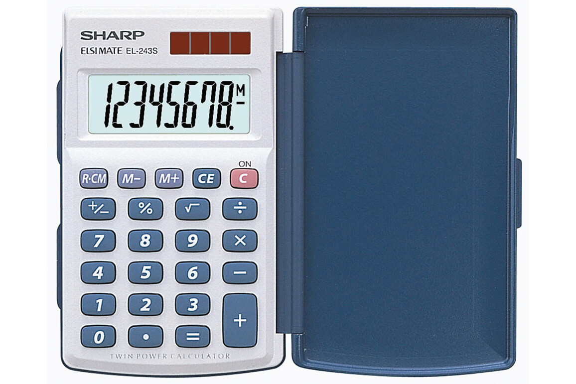 Taschenrechner Sharp EL 243 S, Art.-Nr. EL243S - Paterno Shop