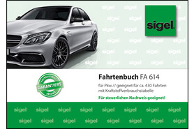 Fahrtenbuch Sigel A6 quer 40 Blatt, Art.-Nr. FA614 - Paterno Shop