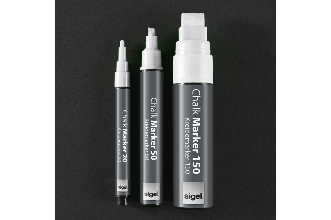 Kreidemarker Sigel ARTVERUM weiß, Art.-Nr. GL181 - Paterno Shop
