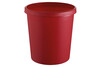 Papierkorb Helit Objekt 18 Liter mit Griffrand rot, Art.-Nr. H61058-RT - Paterno Shop