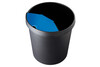 Abfalleinsatz Helit mit Deckel schwarz/rot, Art.-Nr. H61060-SWRT - Paterno Shop